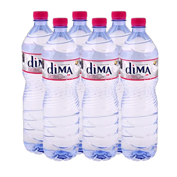 Lot de 6 eau minérale Dima 2 L