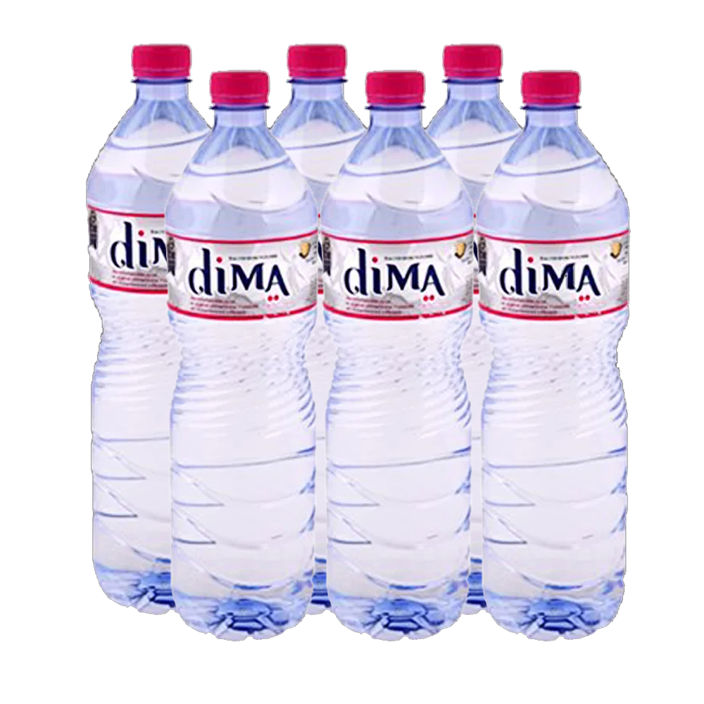 Lot de 6 eau minérale Dima 2 L