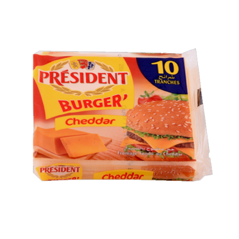 Fromage slice burger Président 10 Tranches