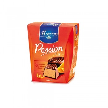 Chocolat Passion noir fourré orange 240gr