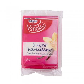 Lot de 5 sachets Sucre vanille Vanoise 8gr