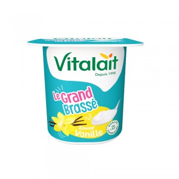 Yaourt Le Grand brassé Vanille Vitalait 100gr