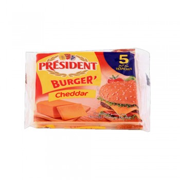 Fromage slice burger Président 5 Tranches
