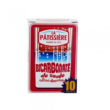 Lot de 10 sachets bicarbonate de soude La pâtissière