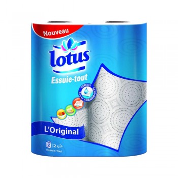Papier hygiénique Confort blanc 2 plis Lotus X 4