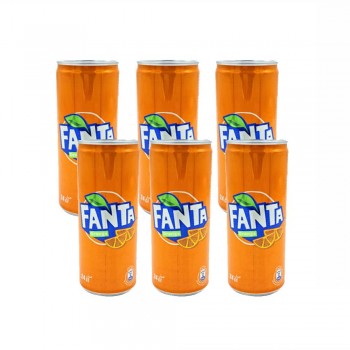 Lot de 6 Fanta Orange 0.24 L